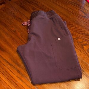 Figs brown cargo scrub pants